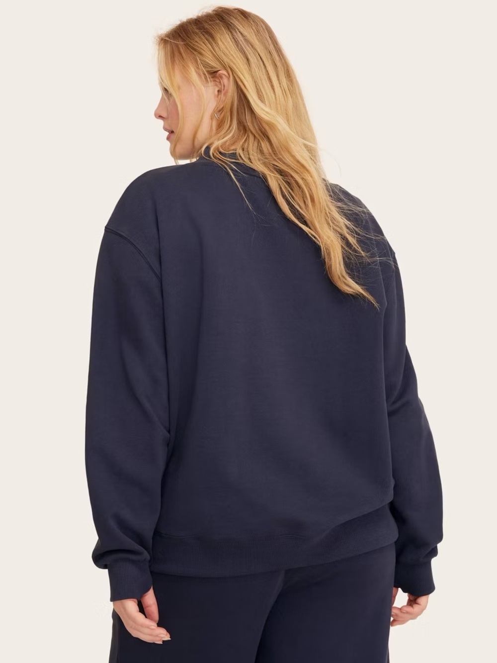 🎯💙 NWT! Navy Blue Mockneck Pullover Sweatshirt PARKE x TARGET - Size L/XL - Picture 3 of 5
